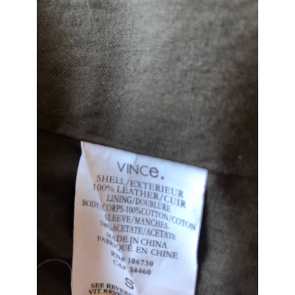 🌷 SOLD 🌷Vince Asymmetrical Moto Jacket - Picture 7 of 7